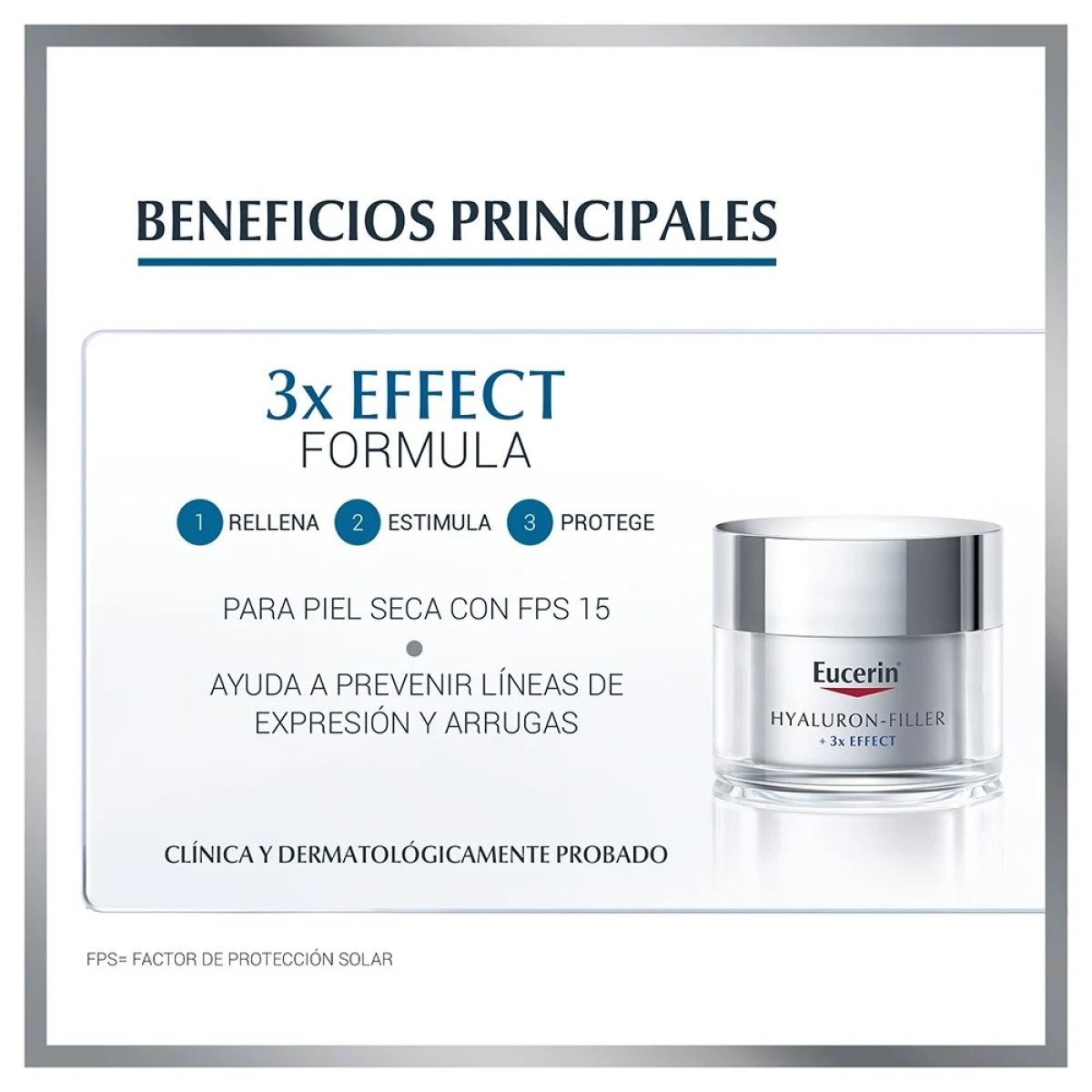 63485-EUCERIN ANTI EDAD HYALLURON FILLER DIA PIEL SECA 50ML